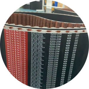 Clean Type Rubber Timing Belt by Monvedis